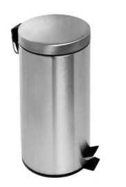 不銹鋼腳踏垃圾桶 20L EK9625M