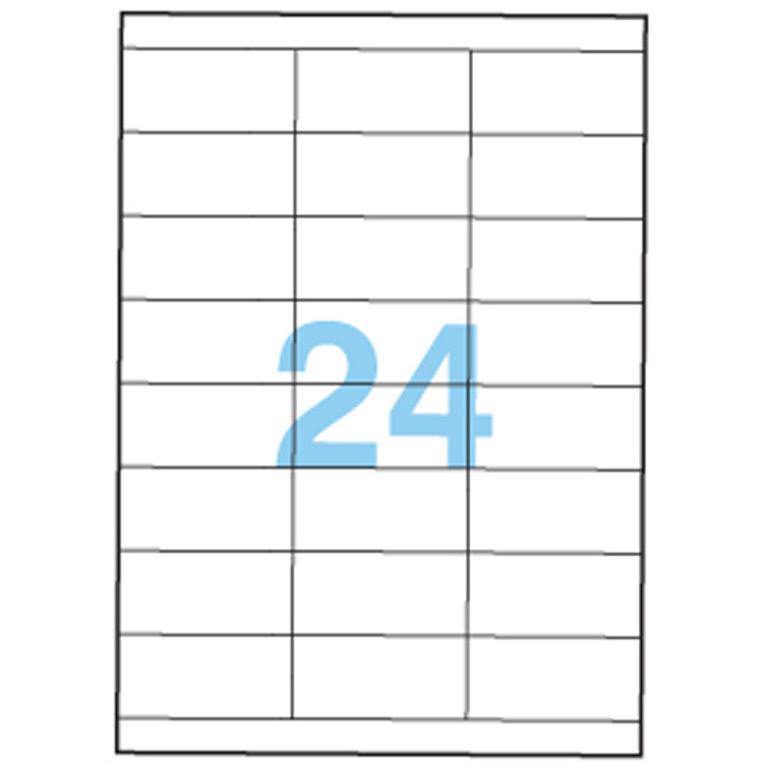 ANEOS #A3664 70.0 x 33.8 mm 多用途打印標籤 (24格)
