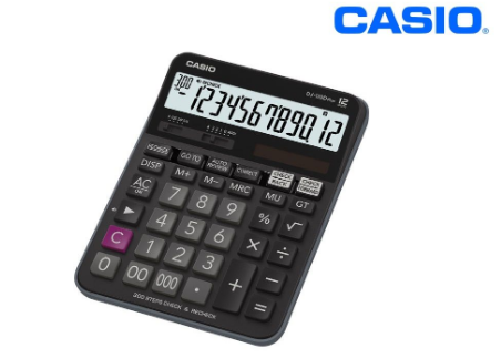 Casio 12位数桌上型翻查计算机 DJ-120D Plus