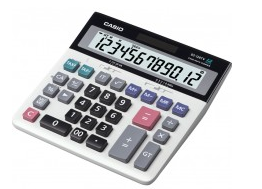 Casio 12位数桌上型实用型计算机 DS-120TV