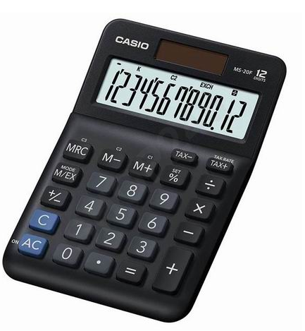 Casio MS-20F 桌面计算机 (12位)