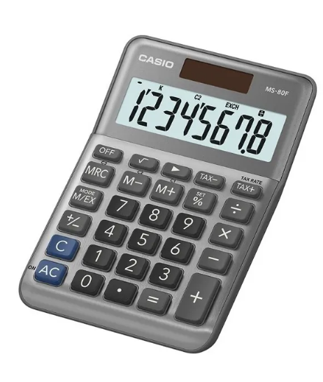 Casio 计数机 MS-80F (8位)