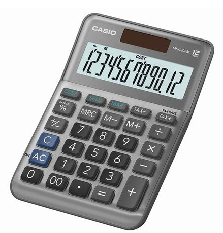 Casio MS-120FM 桌面计算机 (12位)