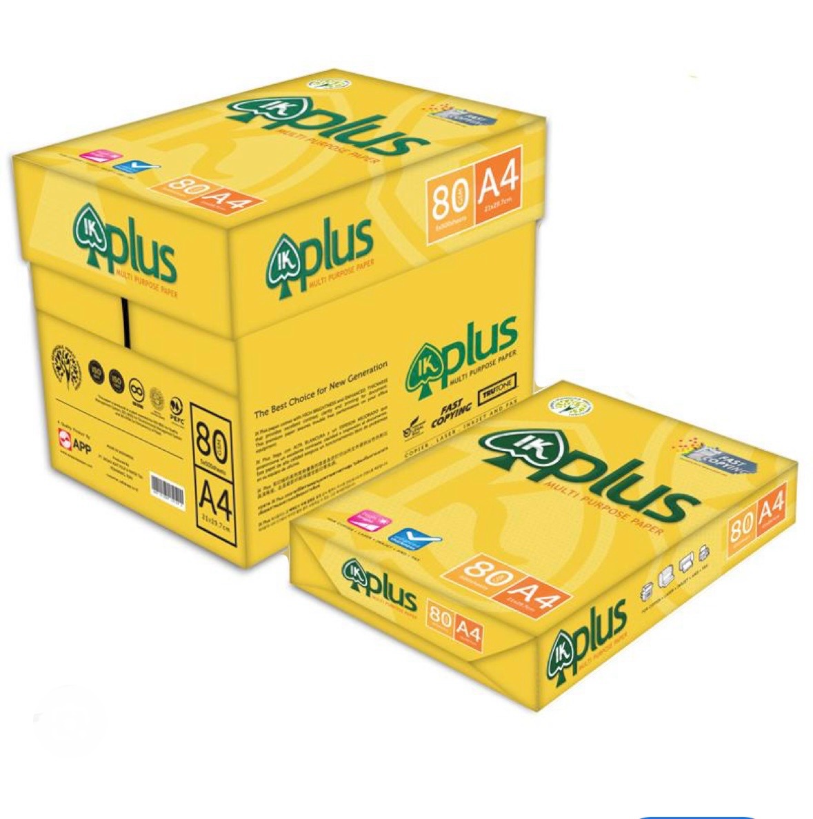 IK PLUS (A4) 80gsm 影印紙 **送貨運費另計**