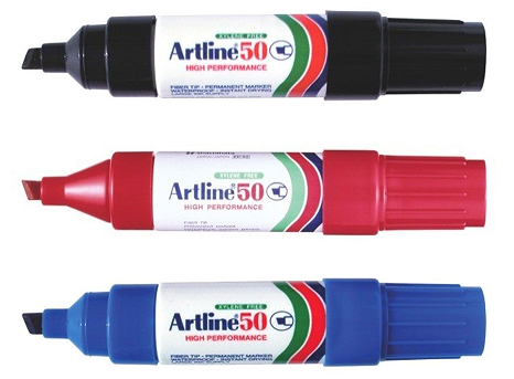 Artline EK-50 短身箱頭筆