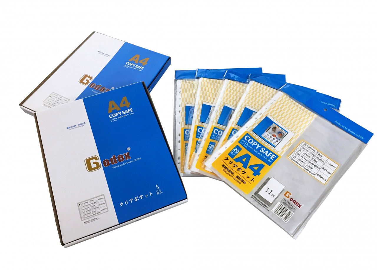 Godex A4 GX-305AB 11 孔 文件袋 20個