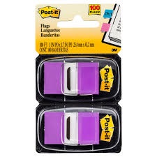 3M 報事貼 680-PU2 紫色旗仔 孖裝