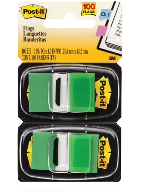 3M 報事貼 680-GN2 綠色旗仔 孖裝