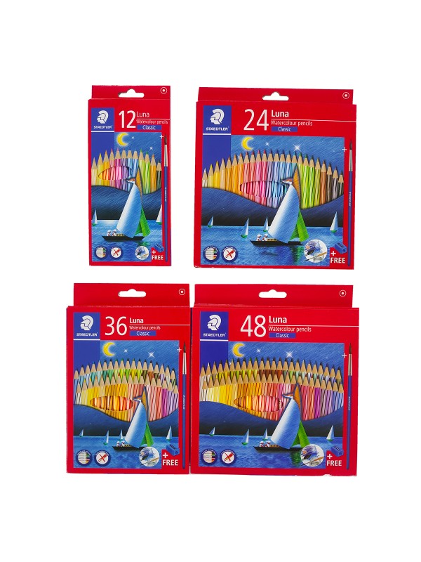 STAEDTLER LUNA 137 施德樓帆船水溶木顏色筆 12色 / 24色 / 36色 / 48色