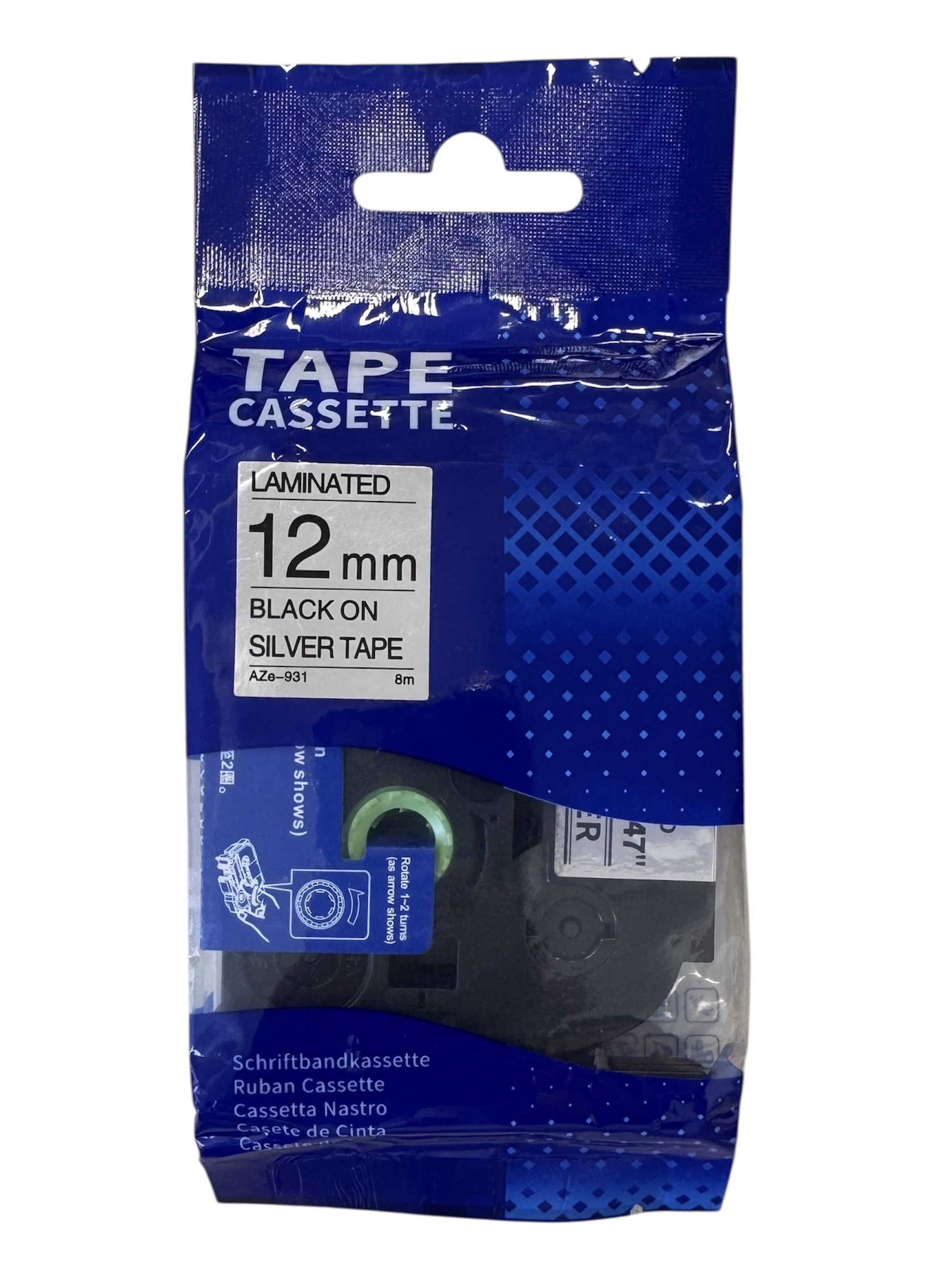AIMO High Quality Compatitable Laminated Tape for Brother Label Printer 標籤帶 (9mm)