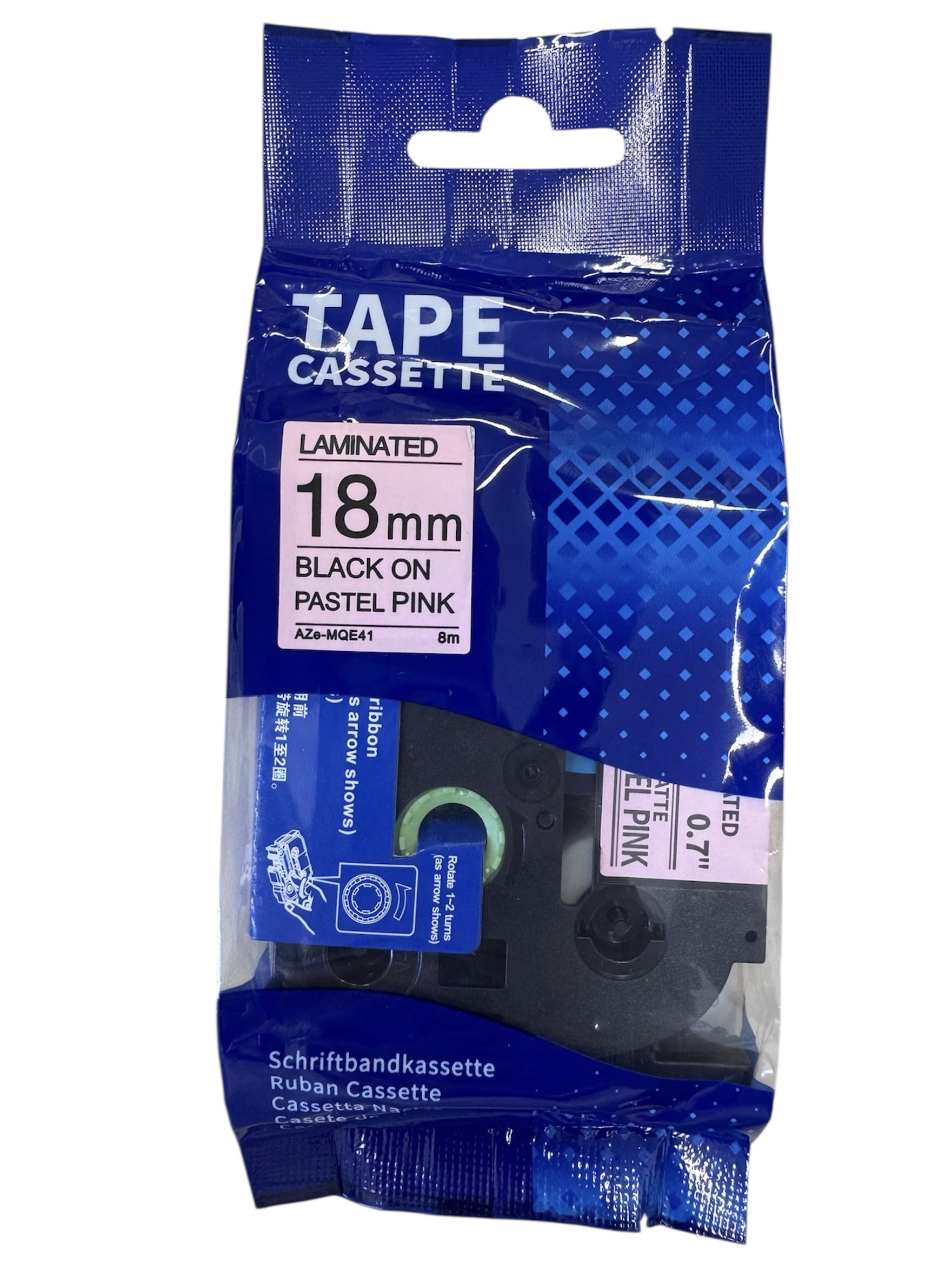 AIMO High Quality Compatitable Laminated Tape for Brother Label Printer 標籤帶 (9mm)