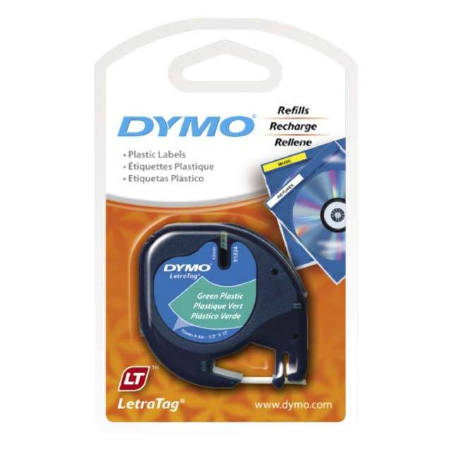 DYMO LetraTag 91204 绿色标签带 (12mm)