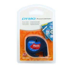 DYMO LetraTag 91203 紅色標籤帶 (12mm)