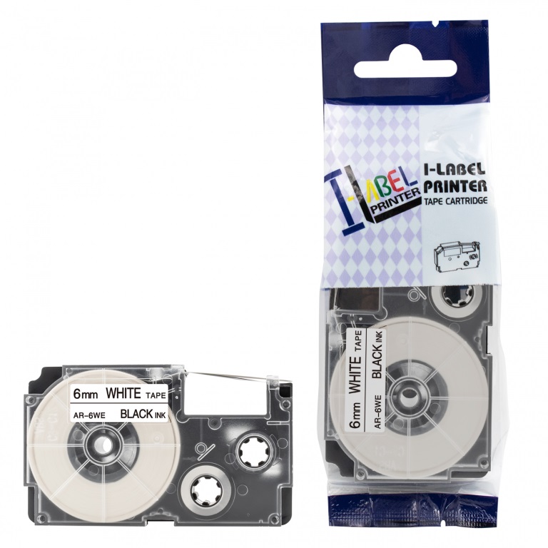 AIMO Laminated Tape for Casio Label Printer 標籤帶 6mm x8M