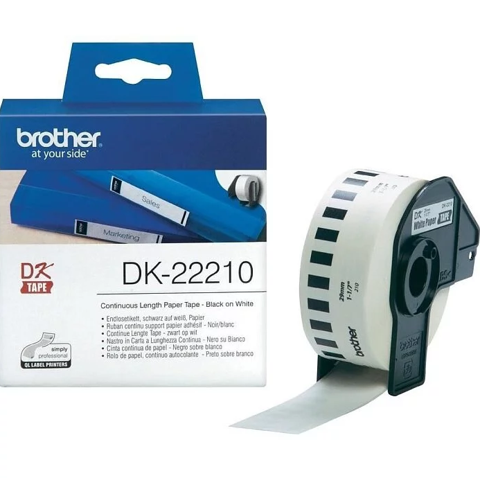 Brother DK-22210 自由长度之标签