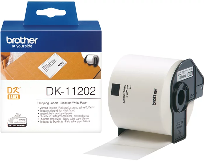 Brother DK-11202 已剪裁尺寸之標籤