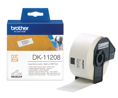 Brother DK-11208 已剪裁尺寸之標籤