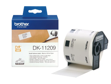 Brother DK-11209 已剪裁尺寸之標籤