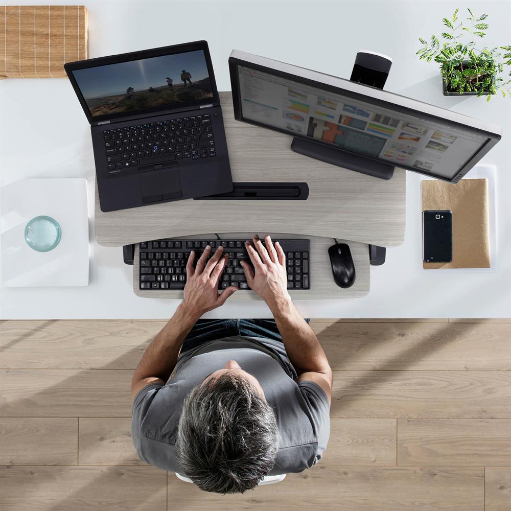 Ergotron WorkFit-Z 坐立式桌面托架