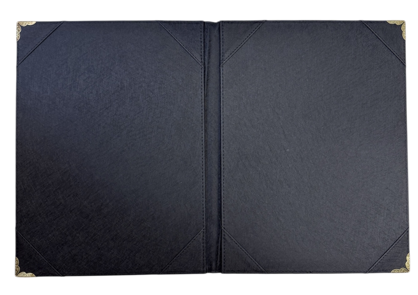 C03 - A4 合約簿 / 證書套 / 獎狀套 (PU-金角雙面) 內外PU *高端款* (滿$300免費送貨)