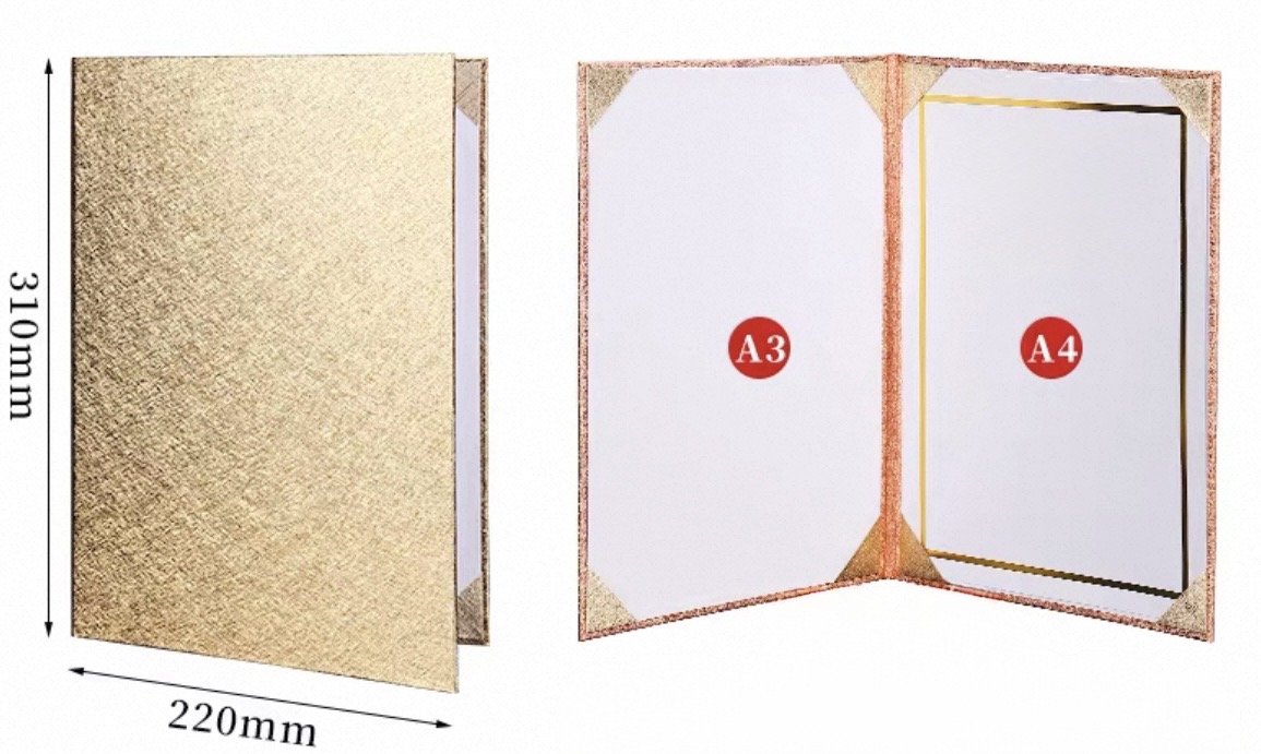 A4 藝術紋文件證書套 (滿$300免費送貨)