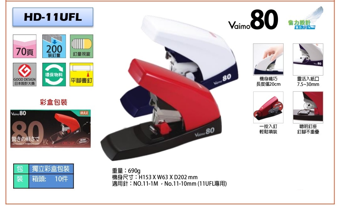 MAX 釘書機系列