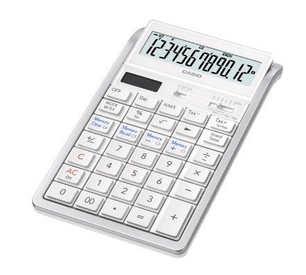 Casio 12位数纤巧桌上型实用计算器 RT-7000
