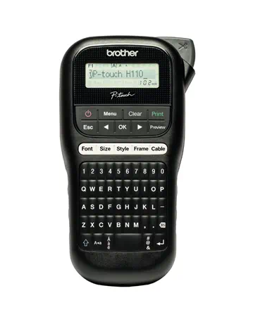 Brother PT-H110BK 手提式标签机 (英文版) (黑色)