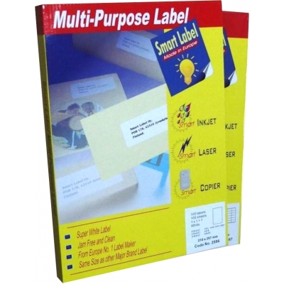 Smart Label 多用途鐳射打印標籤 A4 (100 張/盒) 多款型號/尺寸