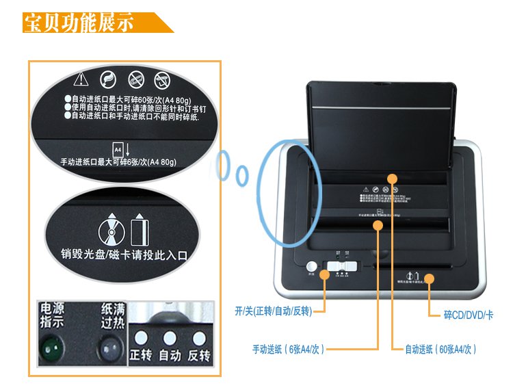Comix S801 22L 粒狀碎紙機