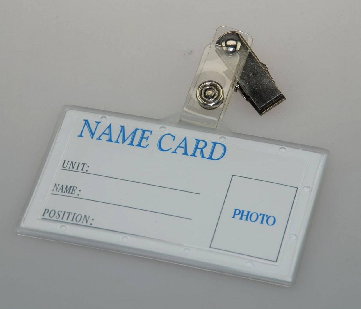 B-032B PP 橫身磨沙硬證件牌 (50個裝) (滿$300免費送貨)