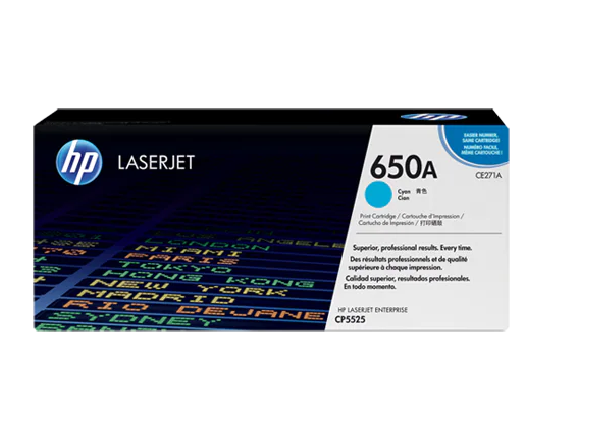 HP 650A LaserJet 原廠碳粉盒 (CE273A - 洋紅)