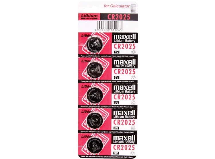 Maxell CR2025 鈕扣鋰電池