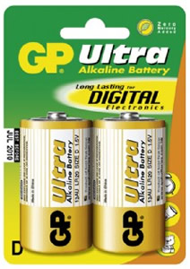 GP 鹼性電池 (D電）