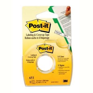3M Post-it® 651 標籤及修蓋帶