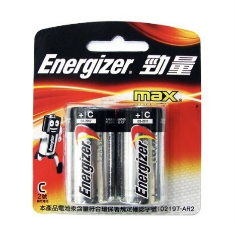Energizer 勁量鹼性電池 (C電)