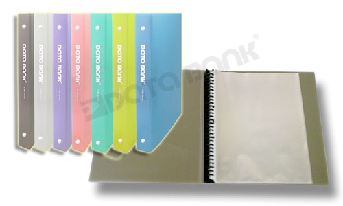 DataBank EM3040 A4 膠夾磨砂透明面活頁資料冊 (40頁)