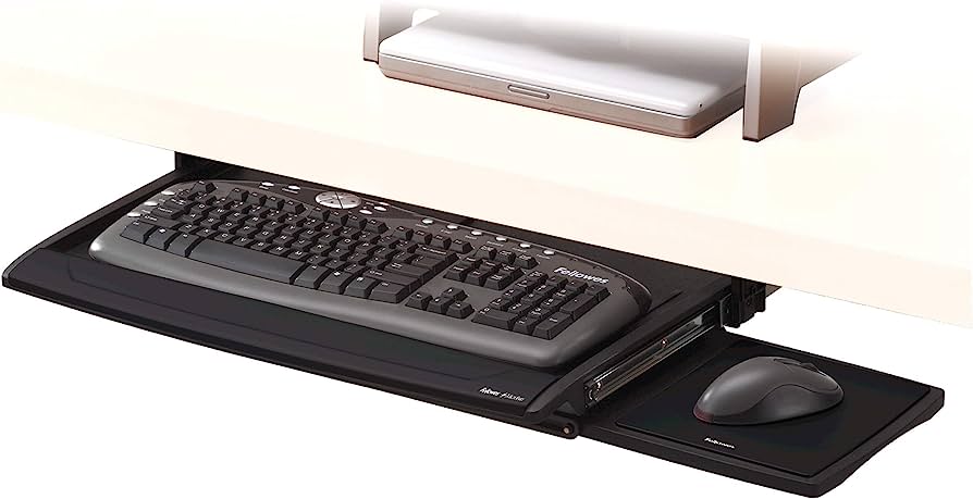 Fellowes FW8031201 鑽檯式鍵盤托