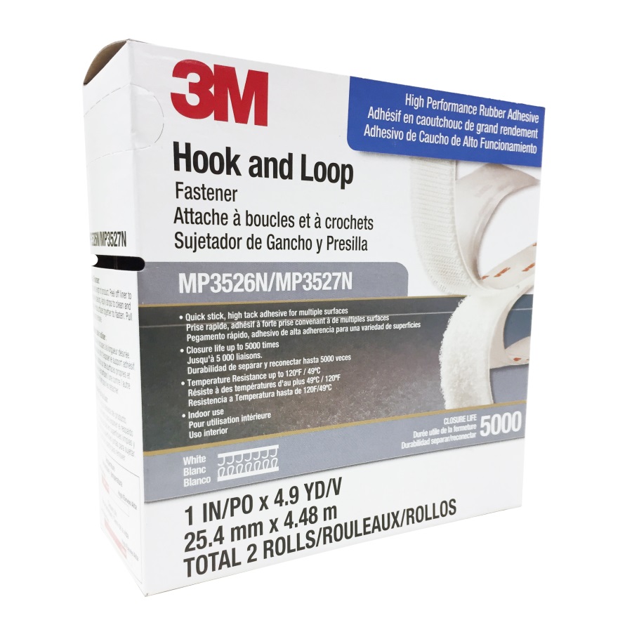 3M Scotch® MP3526N/MP3527N 魔術貼(1" x 4.48M)