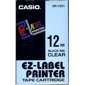 Casio XR-12 12mm Labelling Tape 標籤帶