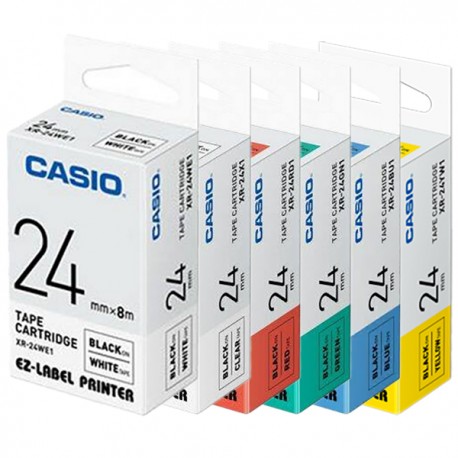 Casio XR24 24mm Labelling Tape 标签带